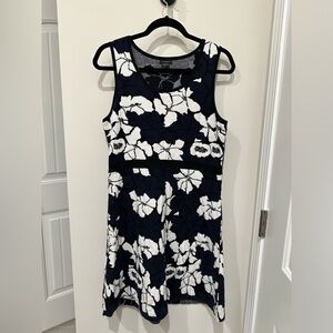 Sweater Dress Jacquard Knit Sleeveless